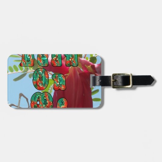 Cooles Mageres auf mir lower.jpg Gepäckanhänger (Vorderseite horizontal)