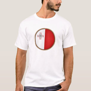Cooles maltesische Flaggen-Siegel T-Shirt