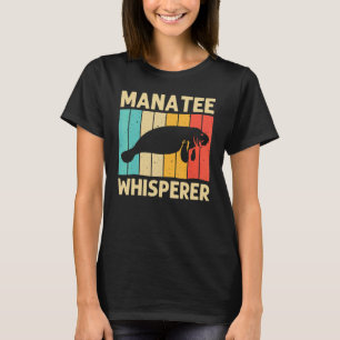 Cooles Manatea für Männer Weidenmeerkuh Rette Mana T-Shirt