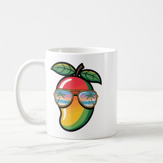 Cooles Mango-Kostüm für Männer Mango-Obst-Kostüm L Kaffeetasse (Links)
