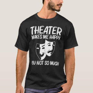 Cooles Männertheater - Comedy Trag T-Shirt