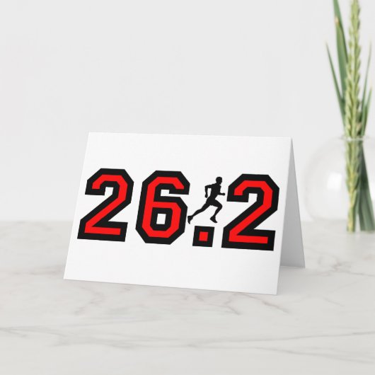 Cooles Marathon 26,2 Karte (Vorderseite)