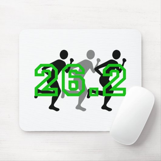 Cooles Marathon 26,2 Mousepad (Mit Mouse)