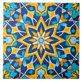 Cooles marokkanisches Muster Fliese (Vorderseite)