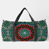 Cooles marokkanisches Themed Mandala Pattern Duffle Bag (Rückseite)