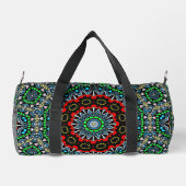 Cooles marokkanisches Themed Mandala Pattern Duffle Bag (Rückseite)