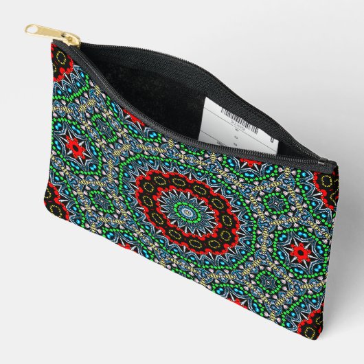 Cooles marokkanisches Themed Mandala Pattern Zubehörtasche (Offen)