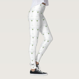 Cooles Martiniglas und -olive mit Leggings