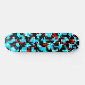 Cooles mehrfarbiges Muster Skateboard (Horizontal)