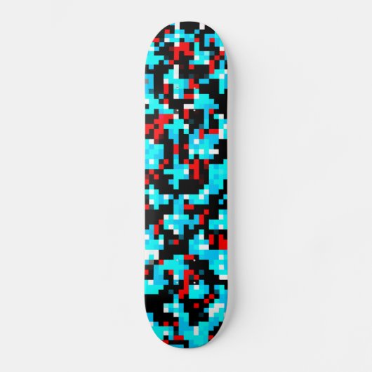 Cooles mehrfarbiges Muster Skateboard (Vorderseite)