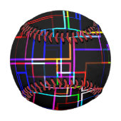 COOLES mehrfarbiges Streifenmuster Baseball (Rückseite)