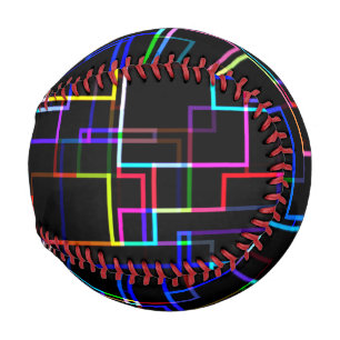 COOLES mehrfarbiges Streifenmuster Baseball