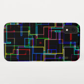 COOLES mehrfarbiges Streifenmuster Case-Mate iPhone Hülle (Rückseite (Horizontal))