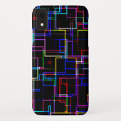 COOLES mehrfarbiges Streifenmuster Case-Mate iPhone Hülle (Rückseite)