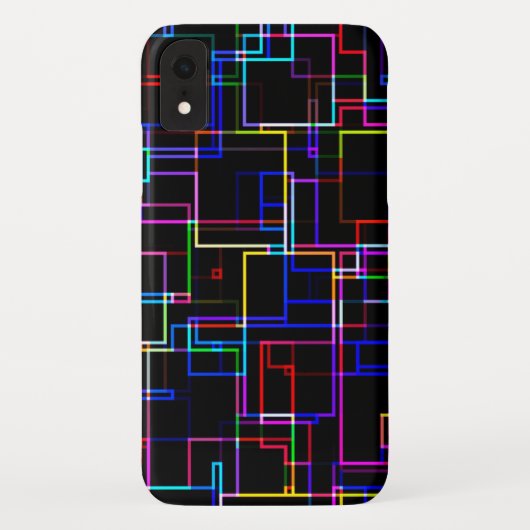 COOLES mehrfarbiges Streifenmuster Case-Mate iPhone Hülle (Rückseite)