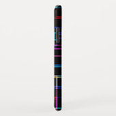 COOLES mehrfarbiges Streifenmuster Case-Mate iPhone Hülle (Hinten/Rechts)