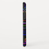 COOLES mehrfarbiges Streifenmuster Case-Mate iPhone Hülle (Hinten/Links)