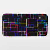 COOLES mehrfarbiges Streifenmuster Case-Mate iPhone Hülle (Rückseite (Horizontal))