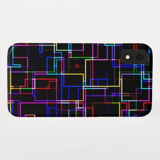 COOLES mehrfarbiges Streifenmuster Case-Mate iPhone Hülle (Rückseite (Horizontal))