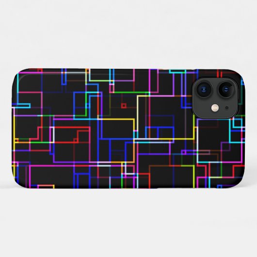 COOLES mehrfarbiges Streifenmuster Case-Mate iPhone Hülle (Rückseite (Horizontal))