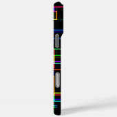 Cooles mehrfarbiges Streifenmuster Case-Mate iPhone Hülle (Rückseite / Rechts)