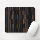 COOLES mehrfarbiges Streifenmuster Mousepad (Mit Mouse)