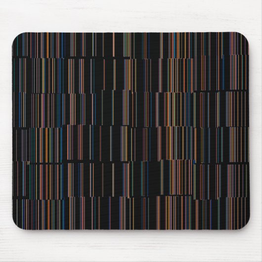 COOLES mehrfarbiges Streifenmuster Mousepad (Vorne)