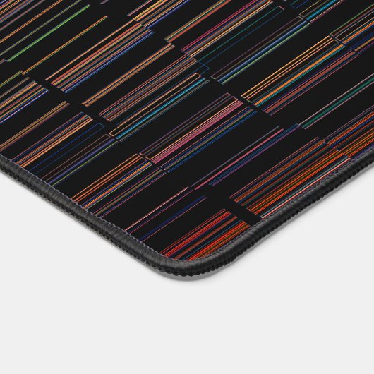 COOLES mehrfarbiges Streifenmuster Schreibtischunterlage (Ecke)