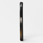 Cooles mehrfarbiges Wavy Zigzag-Muster Case-Mate iPhone Hülle (Hinten/Links)