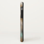 Cooles mehrfarbiges Wavy Zigzag-Muster Case-Mate iPhone Hülle (Hinten/Links)