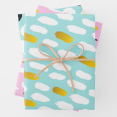 Cooles mehrfarbiges Weihnachtsgeschenk für moderne Geschenkpapier Set (Beispiel)