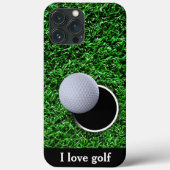 Cooles Men Golf Theme Business Case-Mate iPhone Hülle (Rückseite)