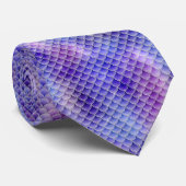 Cooles Mermaid-Skala-Schwanz-Muster Krawatte (Gerollt)