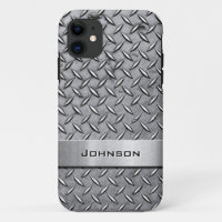 Cooles Metall-Diamant-Cut-Metallplatten-Muster