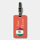 Cooles mexikanisches Flag-Design Gepäckanhänger (Vorderseite vertikal)