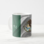 Cooles mexikanisches Flag-Design Kaffeetasse (Vorderseite Links)