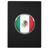 Cooles mexikanisches Flag-Design Klemmbrett (Rückseite)