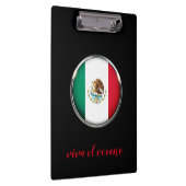 Cooles mexikanisches Flag-Design Klemmbrett (Rechts)