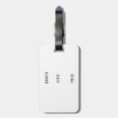 Cooles mexikanisches Flaggendesign Gepäckanhänger (Rückseite vertikal)