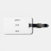 Cooles mexikanisches Flaggendesign Gepäckanhänger (Rückseite horizontal)