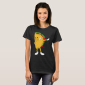 Cooles Mexiko Dabbing Taco Funny mexikanisches Ess T-Shirt (Vorne ganz)