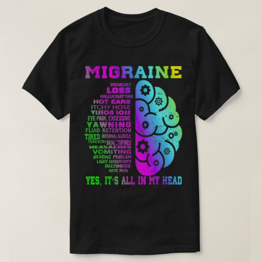 Cooles Migrationgedächtnis Weniger Halluzinationen T-Shirt (Design vorne)