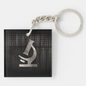 Cooles Mikroskop Schlüsselanhänger (Rückseite)