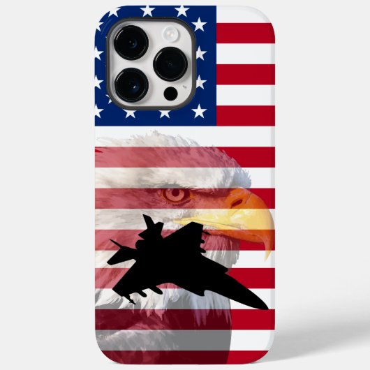 Cooles militärisches Thema der Männer Patriotikame Case-Mate iPhone Hülle (Rückseite)