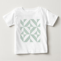 Cooles Mint Geometric Deko Cube Muster