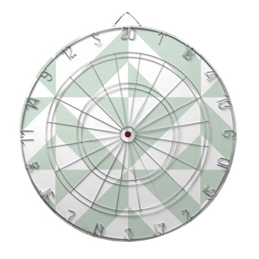 Cooles Mint Geometric Deko Cube Muster Dartscheibe (vorne)