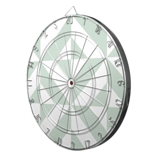 Cooles Mint Geometric Deko Cube Muster Dartscheibe (Vorderseite rechts)