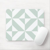 Cooles Mint Geometric Deko Cube Muster Mousepad (Mit Mouse)