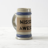 Cooles Missouri Stein Bierglas (Vorderseite Links)