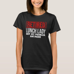 Cooles Mittagessen Lady Art Women Grandma Food Caf T-Shirt